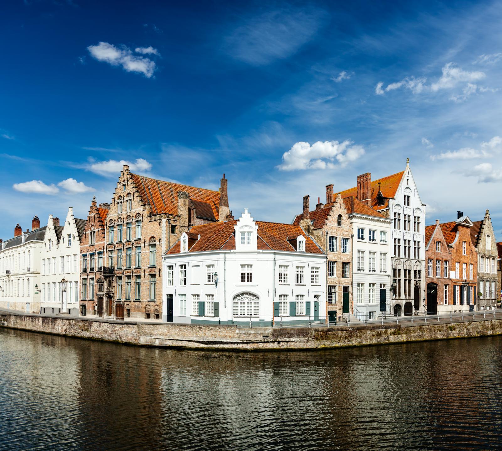 Canal houses in Bruges